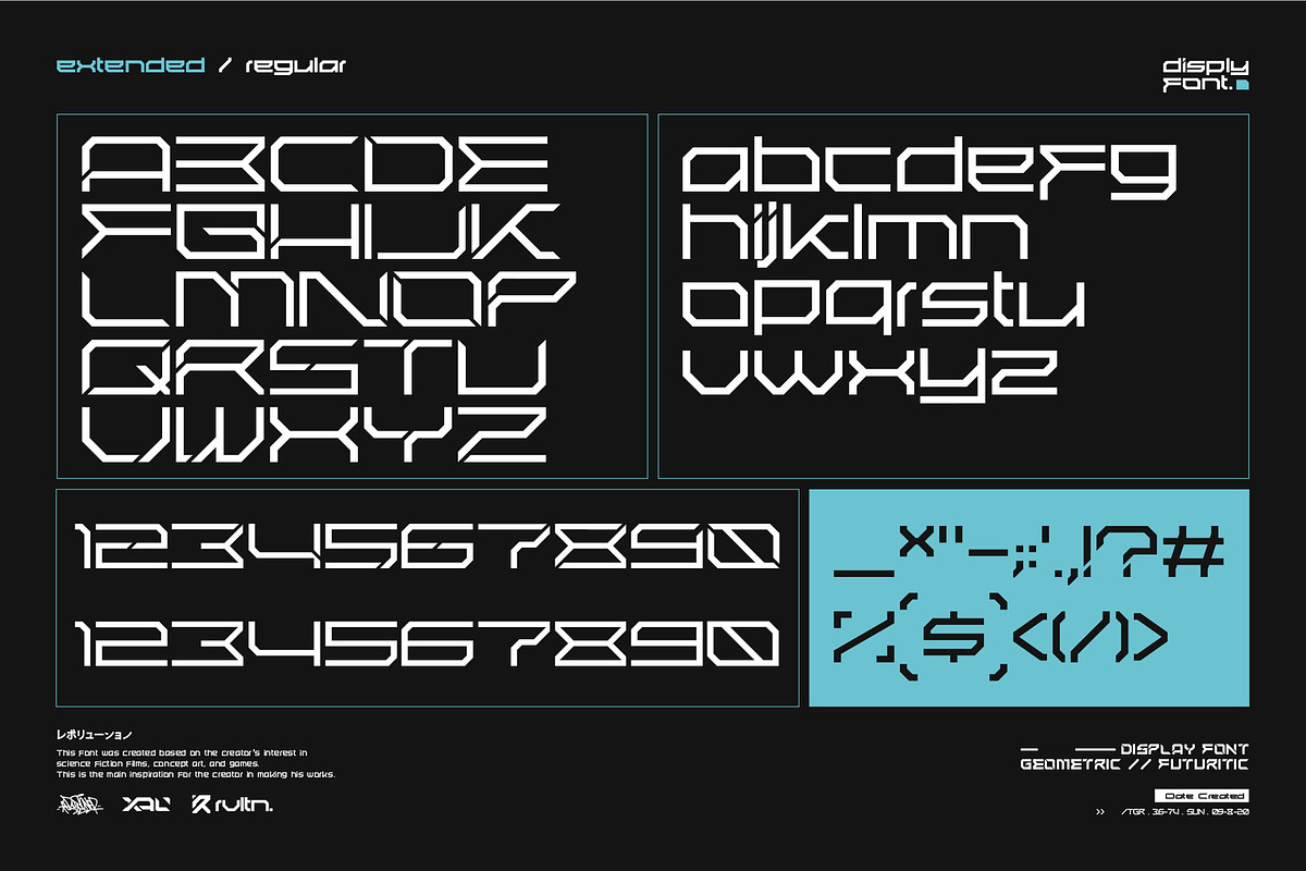 Revolution display, a Font by XAL (Photo 4 of 6)