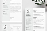 Canva Resume Template | Word, a Resume Template by CreativeZoom (Thumbnail 3 of 7)