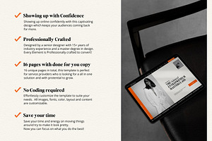 Bold Squarespace Website Template