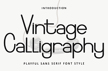 Vintage Calligraphy