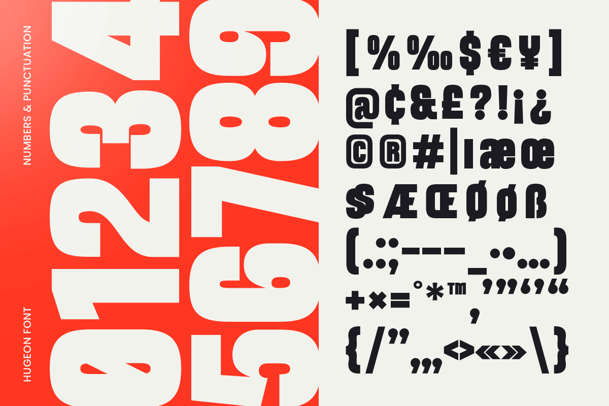 Hugeon - Modern Condensed Font, a Sans Serif Font by TokoPress (Photo 10 of 12)