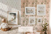Nursery home and room print gallery, a Background Graphic by Grace Noboa Illustrations (Thumbnail 6 of 16)