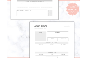 Goal Planner BUNDLE, 2022 Tracker