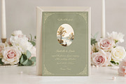 Sage Green Heron Wedding Invitation, an Invitation Template by by creative paper (Thumbnail 3 of 3)