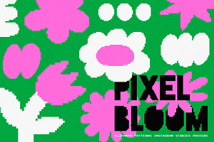 PIXEL BLOOM, a Social Media Template by Bosotochka♥Art