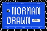 CS Norman Mono Drawn, a Sans Serif Font by Craft Supply Co. (Thumbnail 1 of 8)