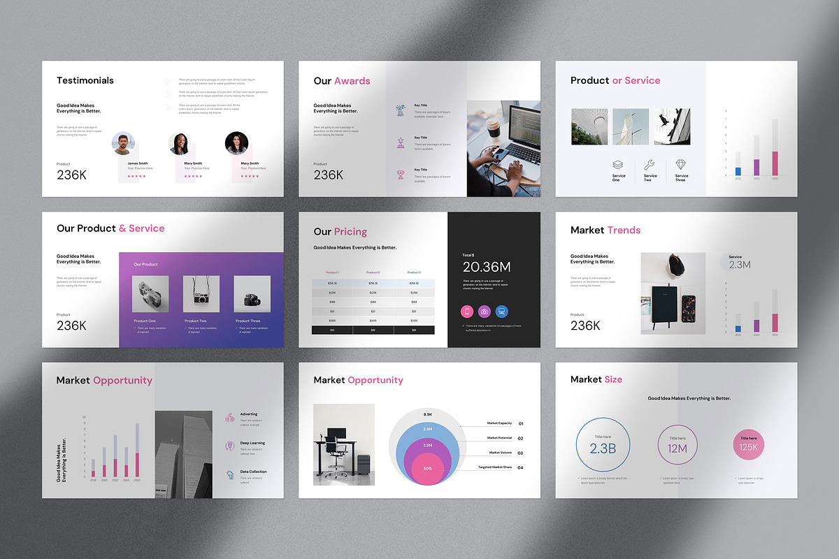 Business Plan Presentation Template preview 4