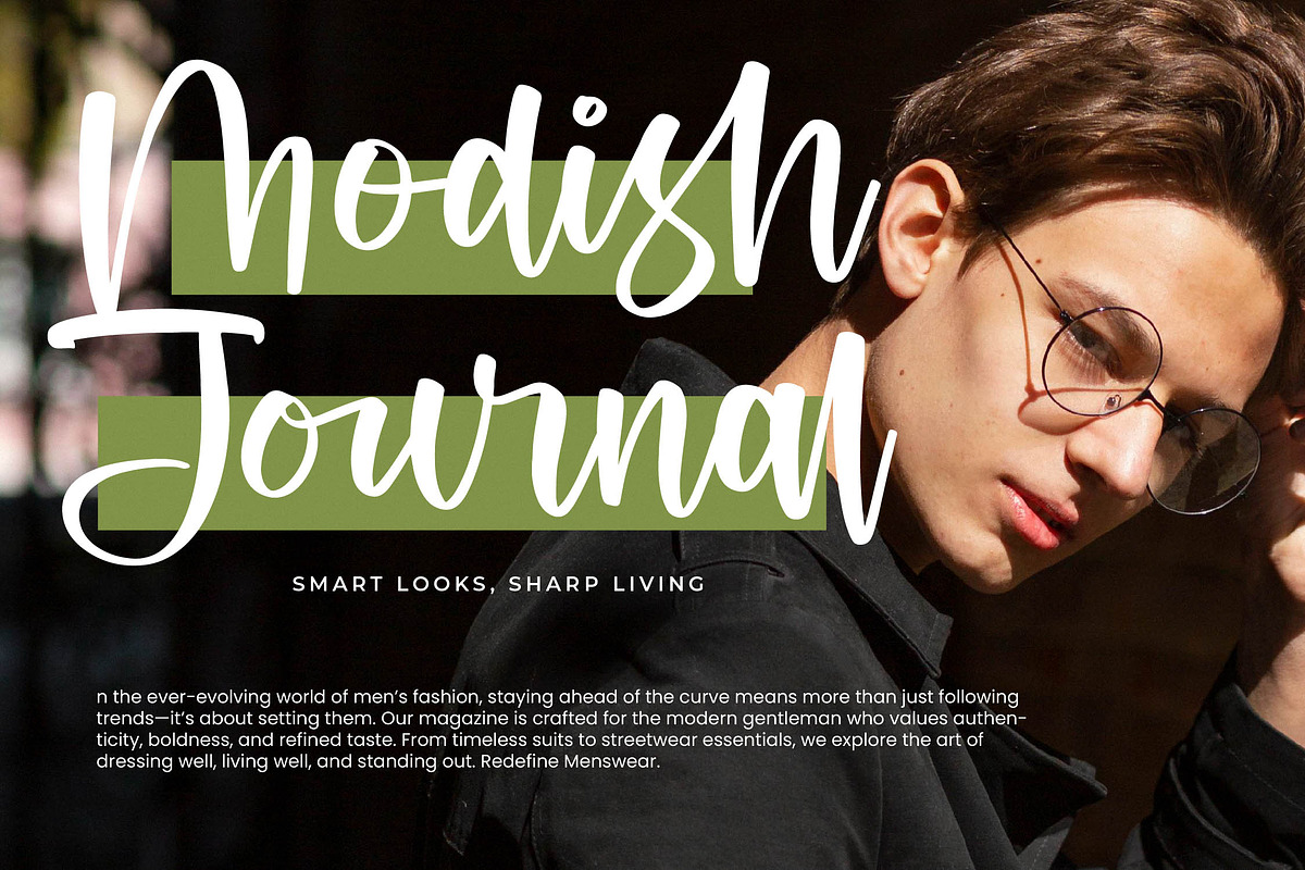 Gallery Society Modern Handwritten, a Script Font by stylishtype.co (Photo 11 of 20)