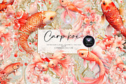 Carp Koi Animals Clipart, an Illustration by BigCakeBee (Thumbnail 1 of 5)