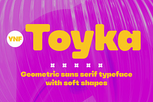 YNF Toyka | Display sans serif