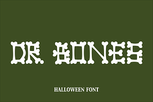 Dr. Bones - Halloween Font