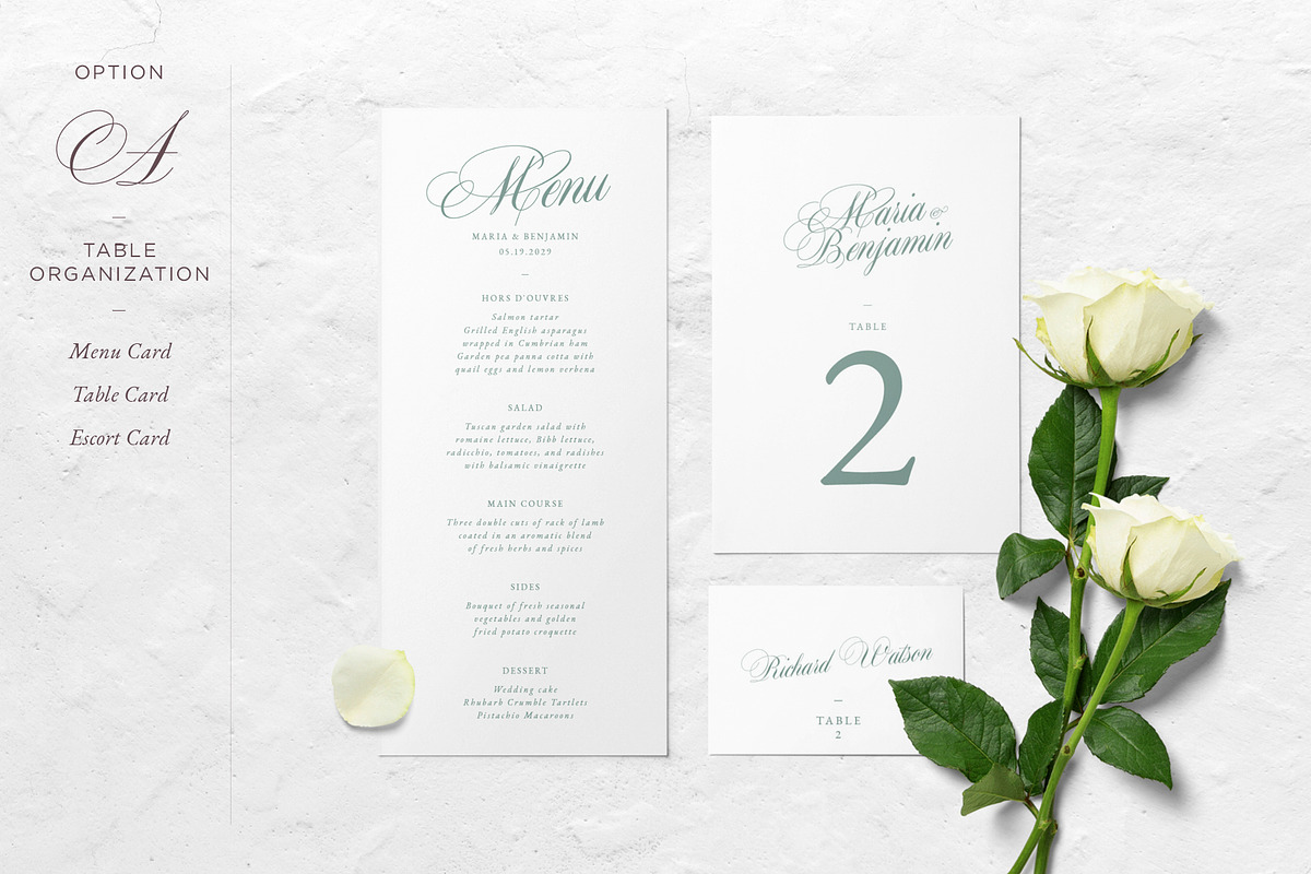Old England Wedding Suite Collection, an Invitation Template by volume 1 visual design (Photo 3 of 33)