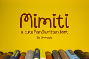 Mimiti Font, a Handwritten Font by Ummaqia Digital Studio (Thumbnail 1 of 5)