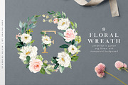 Ethereal Blush-Florals Graphic Set, a Decorative Illustration by Graphic Box (Thumbnail 6 of 8)