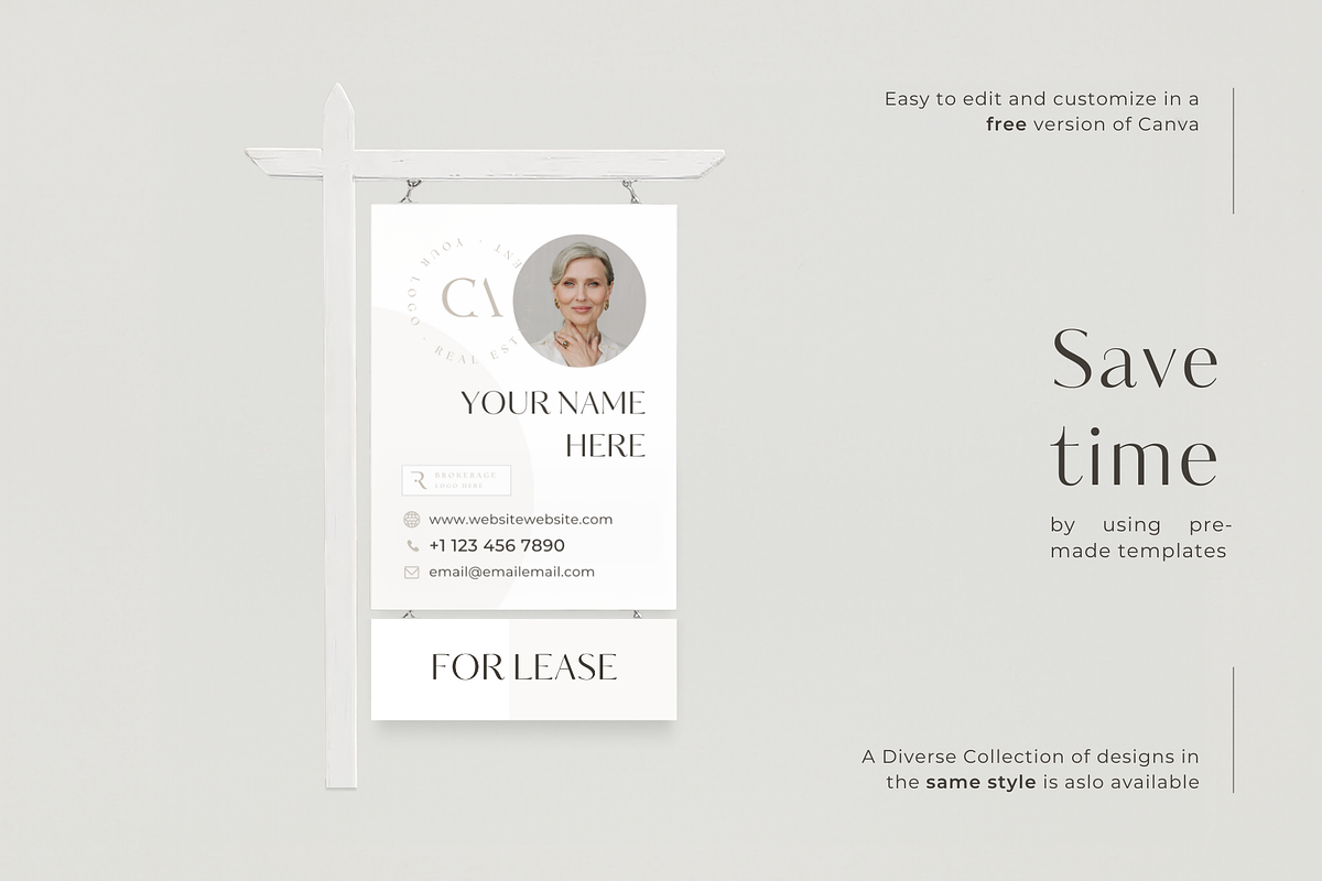 Real Estate Yard Sign For Sale, a Marketing Template by EstateElements (Photo 4 of 7)
