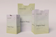Paper Bags Mockup, a Packaging Mockup by skybluecreative (Thumbnail 2 of 2)