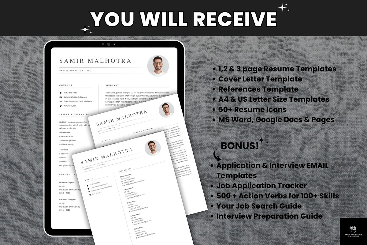 Resume/CV Modern Digital Template, a Resume Template by The Career Lab (Photo 8 of 10)