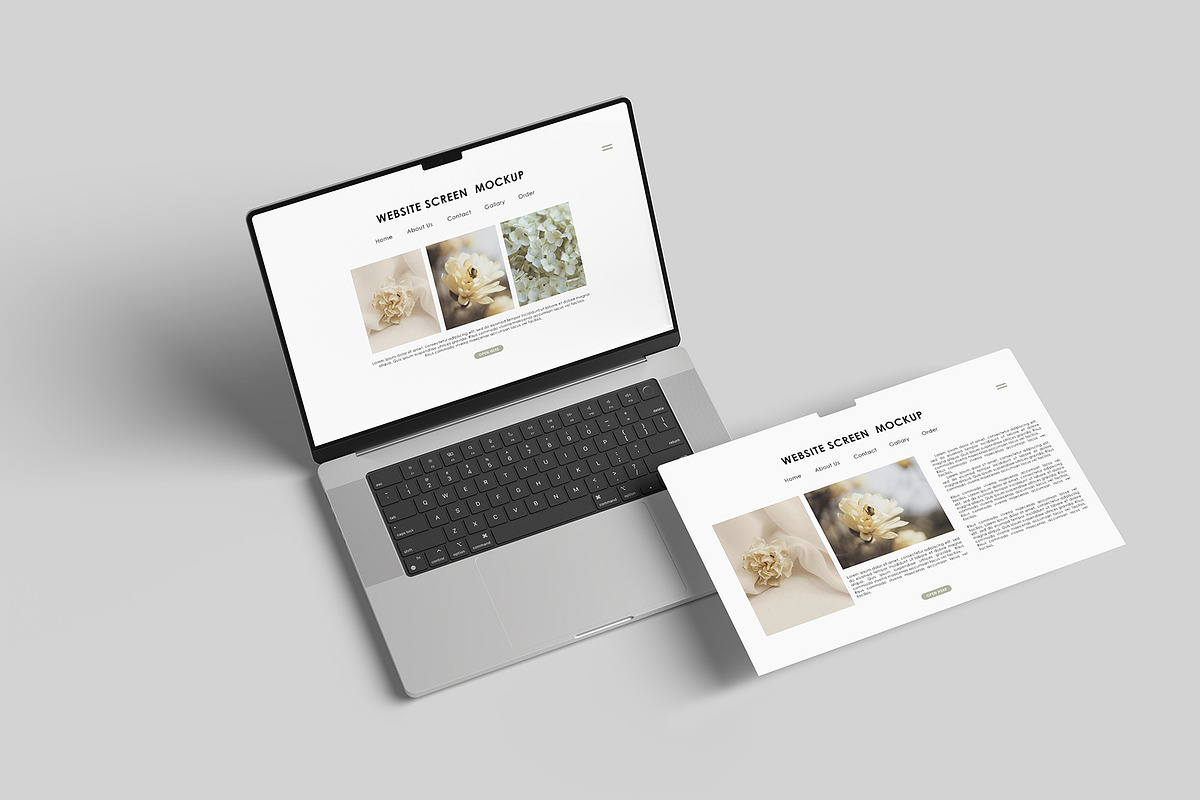 Laptop Screen Mockup, a Mac Mockup by Graphicbars (Photo 10 of 11)