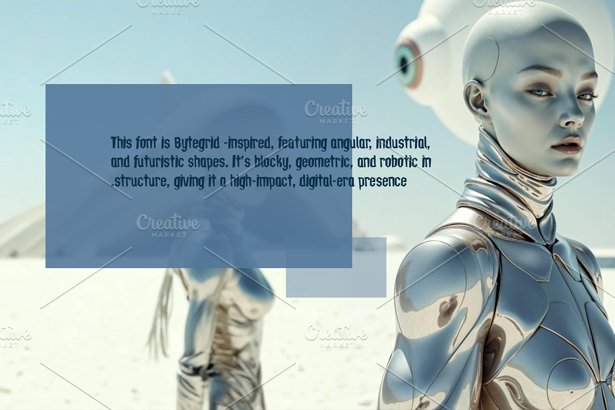 Bytegrid font-Regular-076-25, a Font by canve (Photo 2 of 2)
