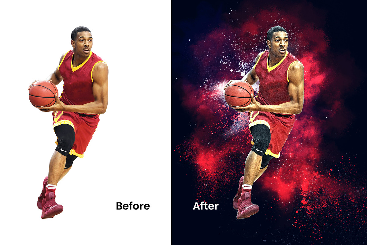 Powder Explosion Photo Effect, a Brushes & More by Pixel Gallery (Photo 4 of 10)