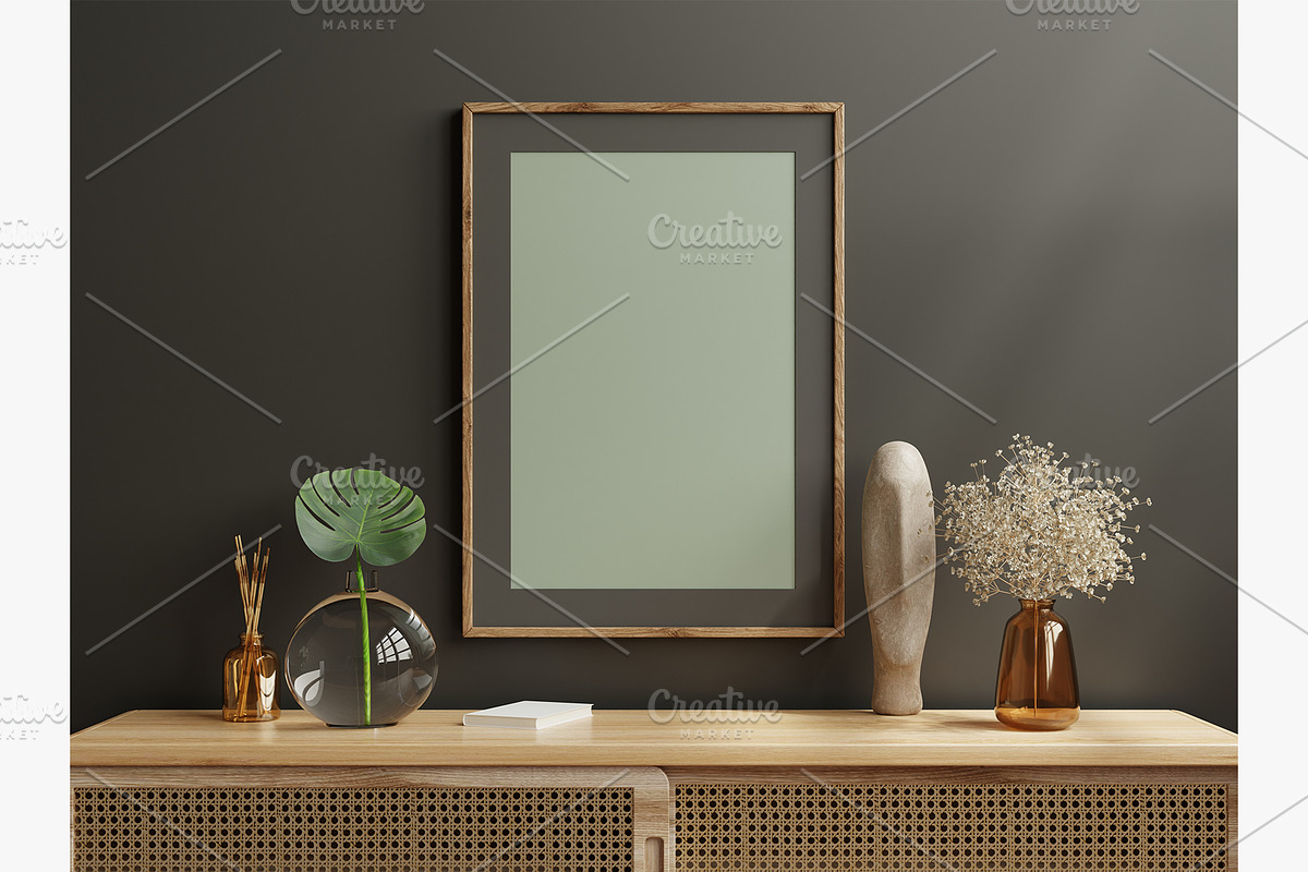 Frame picture mockup 004, a Poster Template by vanitjan (Photo 2 of 2)