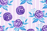 Watercolor Seamless Patterns, a Pattern Graphic by alexmakarova (Thumbnail 3 of 5)