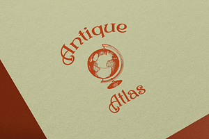 Antique Atlas - Vintage Typeface