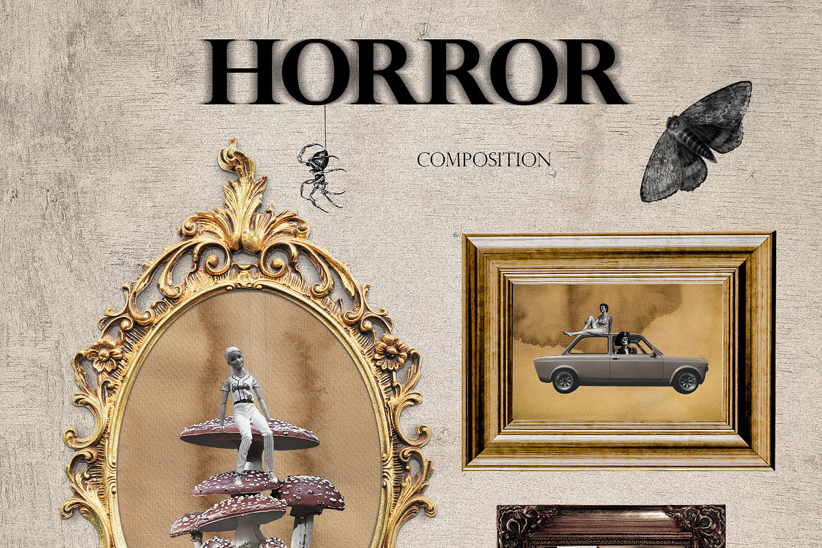 Horror collage. Halloween collection, an Object Graphic by ma_i_vi (Photo 6 of 18)