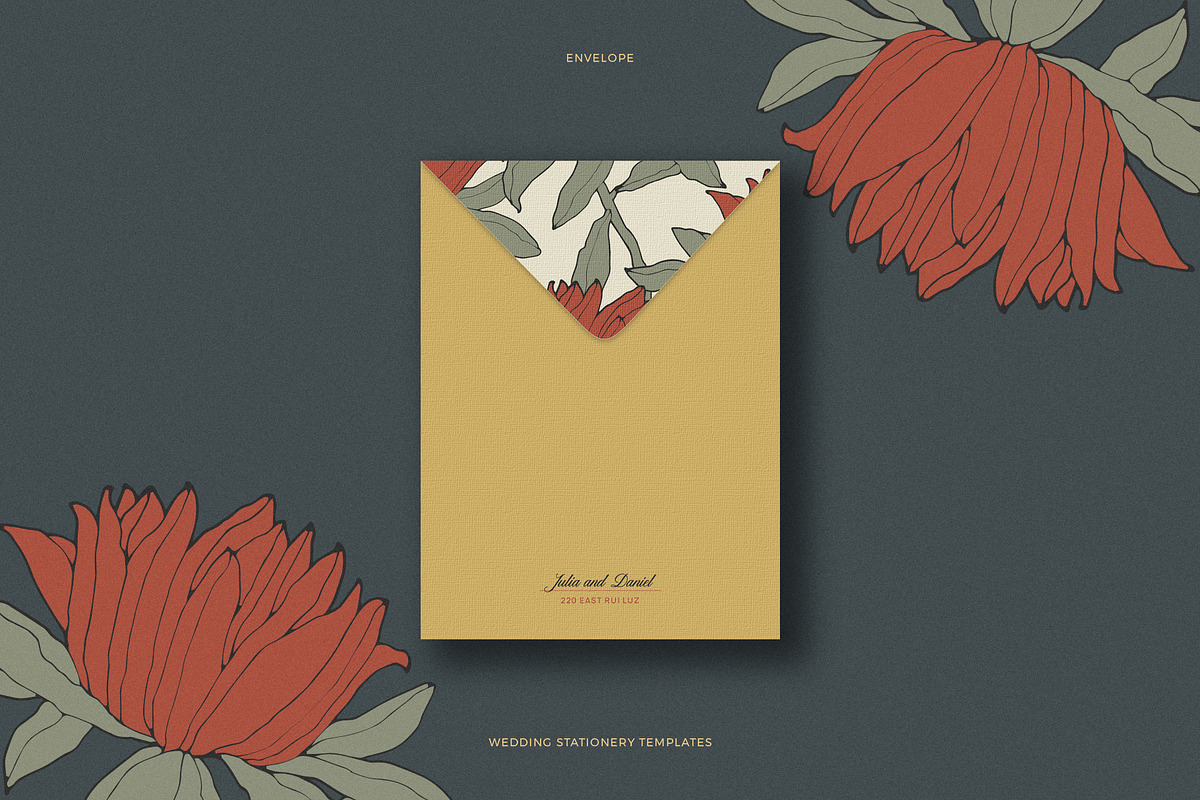Red Rose | Wedding Stationery, an Invitation Template by Evgeniya Goktas (Photo 6 of 8)