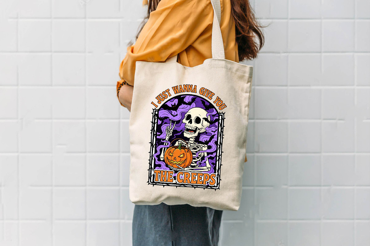 Skeleton Halloween Quote PNG, an Illustration by Dream Creation (Photo 4 of 5)