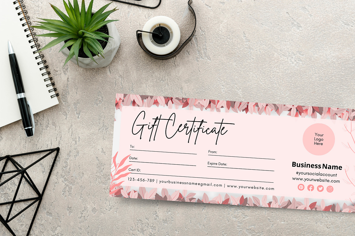 Printable Gift Voucher Certificate, a Templates & Theme by Snapybiz (Photo 1 of 10)
