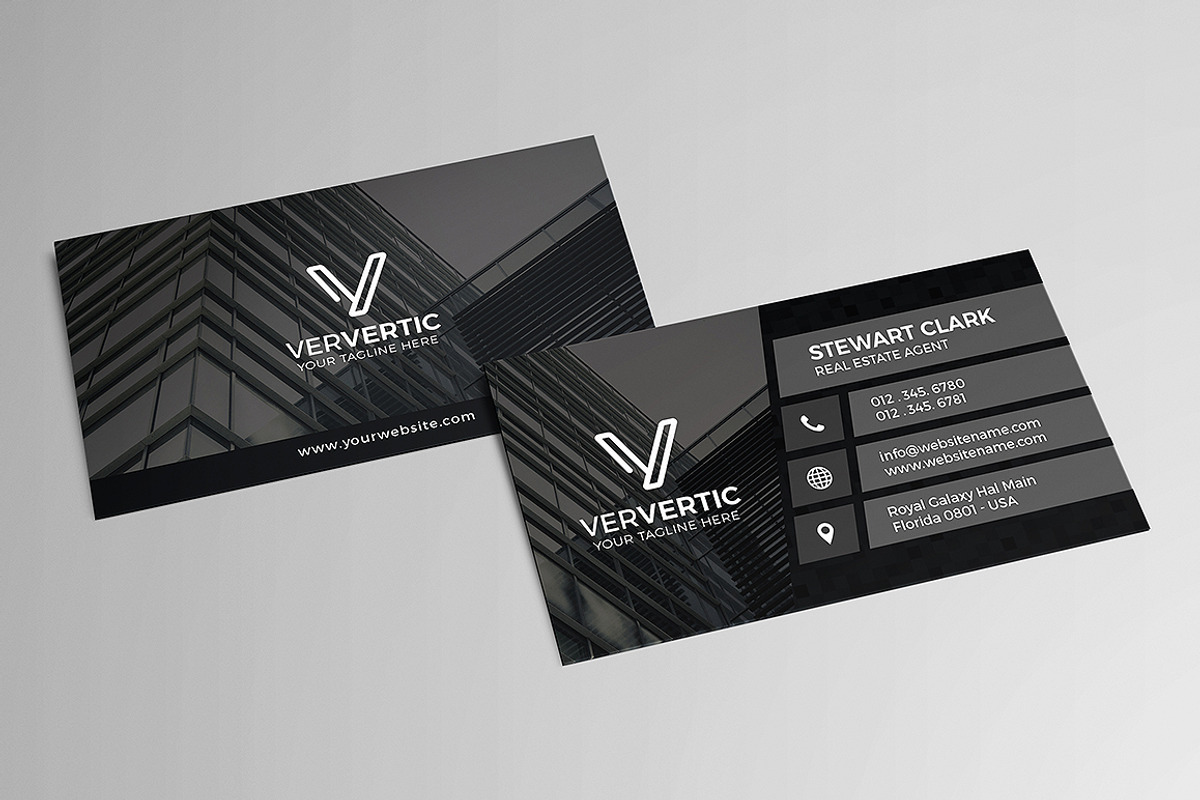 Real Estate Business Card, a Business Card Template by Shahjhan (Photo 1 of 2)
