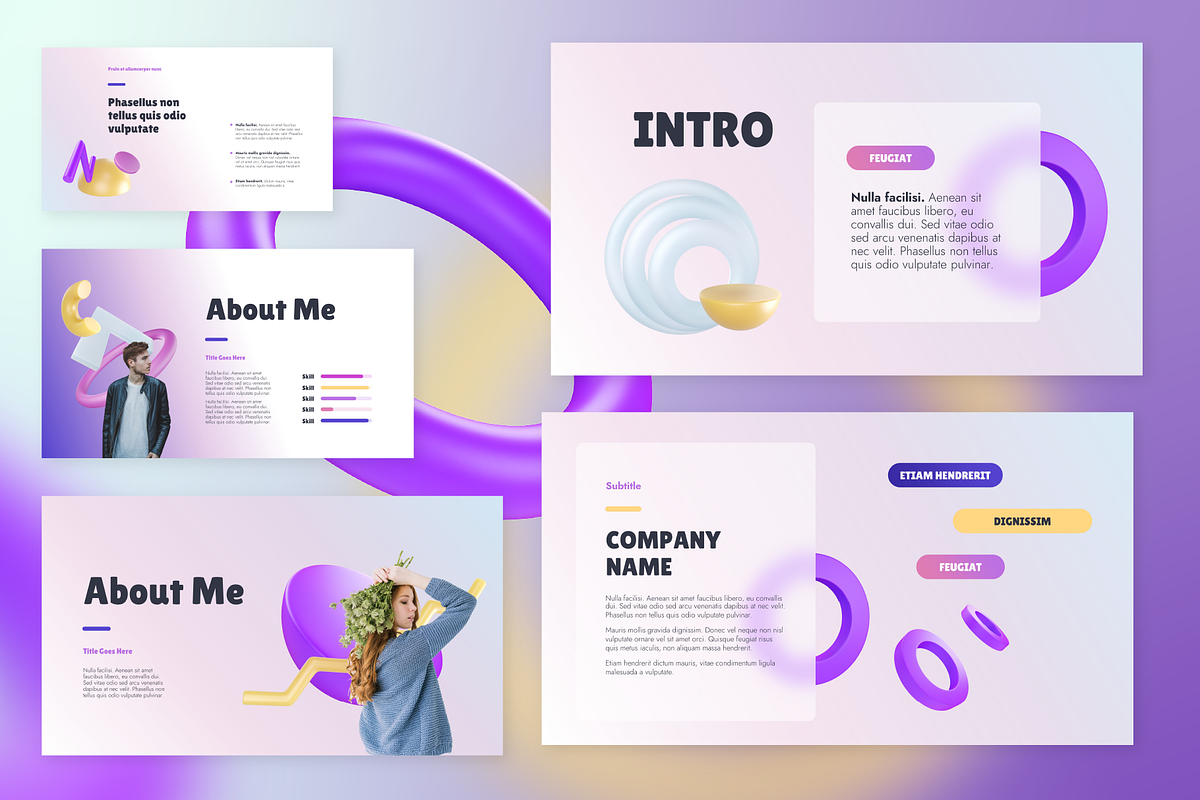 Volumetric 3D - PowerPoint Template, a Presentation Template by chio.design - Khalay Chio (Photo 4 of 16)