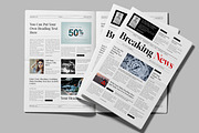 Newspaper Layout Template, a Magazine Template by MightyDesign (Thumbnail 2 of 8)