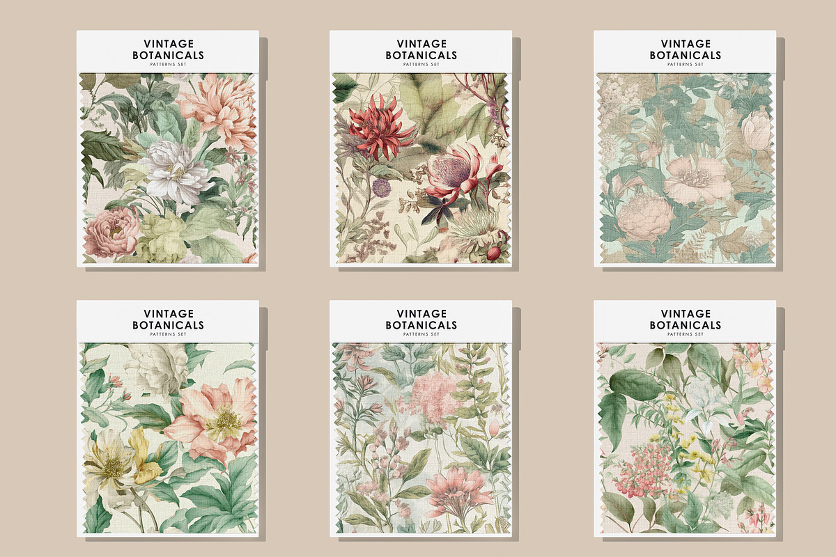 Vintage Botanical Set, a Pattern Graphic by Ninterints (Photo 12 of 13)