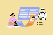 AI with Humanity Illustration, a Technology Illustration by Jump Studio (Thumbnail 9 of 10)