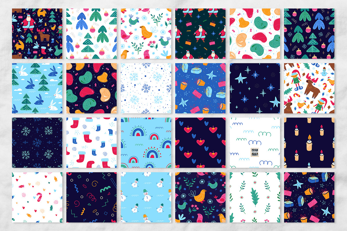 Merry Christmas vector bundle, an Illustration by Brandianna (Photo 9 of 12)