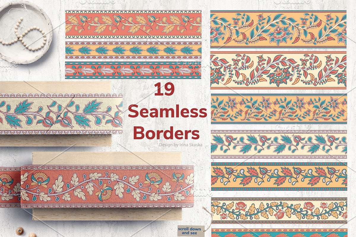 KALAMKARI. Vector Set Ornaments., a Pattern Graphic by Irina Skaska (Photo 12 of 17)