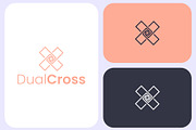 Dual Cross Logo Template, a Branding & Logo Template by Graplick (Thumbnail 2 of 3)