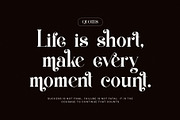 Megifin Beautiful Ligature Serif, a Serif Font by Alfinart (Thumbnail 8 of 10)