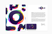 Hologram Shift colorful glitch font, a Sans Serif Font by kaer_shop (Thumbnail 4 of 9)