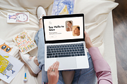 Modern Skincare Website Template, a Landing Page Template by Adored Templates (Thumbnail 3 of 10)