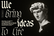 Scimitar | Blackletter Display Font, a Blackletter Font by Mad Supply (Thumbnail 2 of 9)