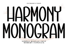 Harmony Monogram