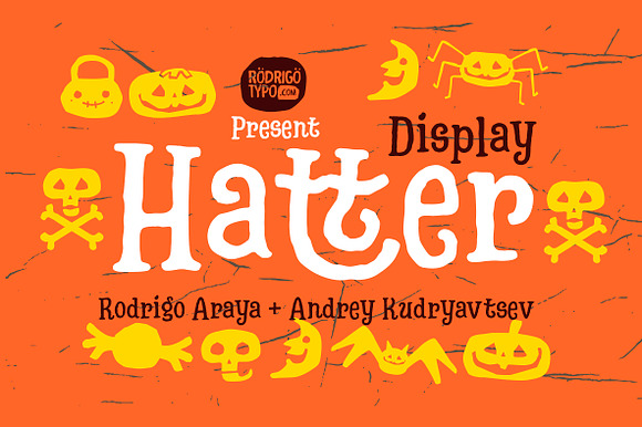 Hatter Display Font+Dingbats preview 6