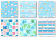 Summer Seamless Patterns, an Illustration by Dream Creation (Thumbnail 6 of 8)