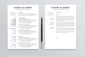 Resume Template & Business Card