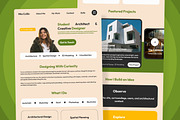 Mia Student Portfolio Landing Page, an App Template by twinstd (Thumbnail 4 of 5)