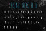 Spring Break Font + Bonus Graphics, a Sans Serif Font by Spring Break Jake (Thumbnail 5 of 6)