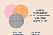 HALFTONE BRUSHES FOR PROCREATE, a Brush Add-On by seamless team (Thumbnail 4 of 6)